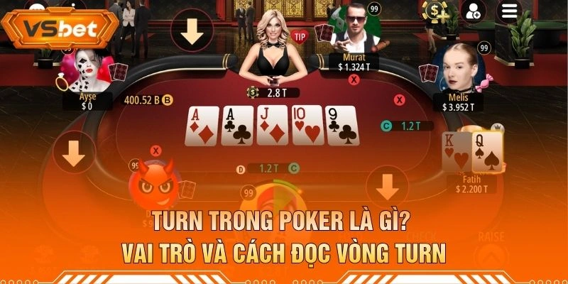 Turn Trong Poker Là Gì? Vai Trò Và Cách Đọc Vòng Turn